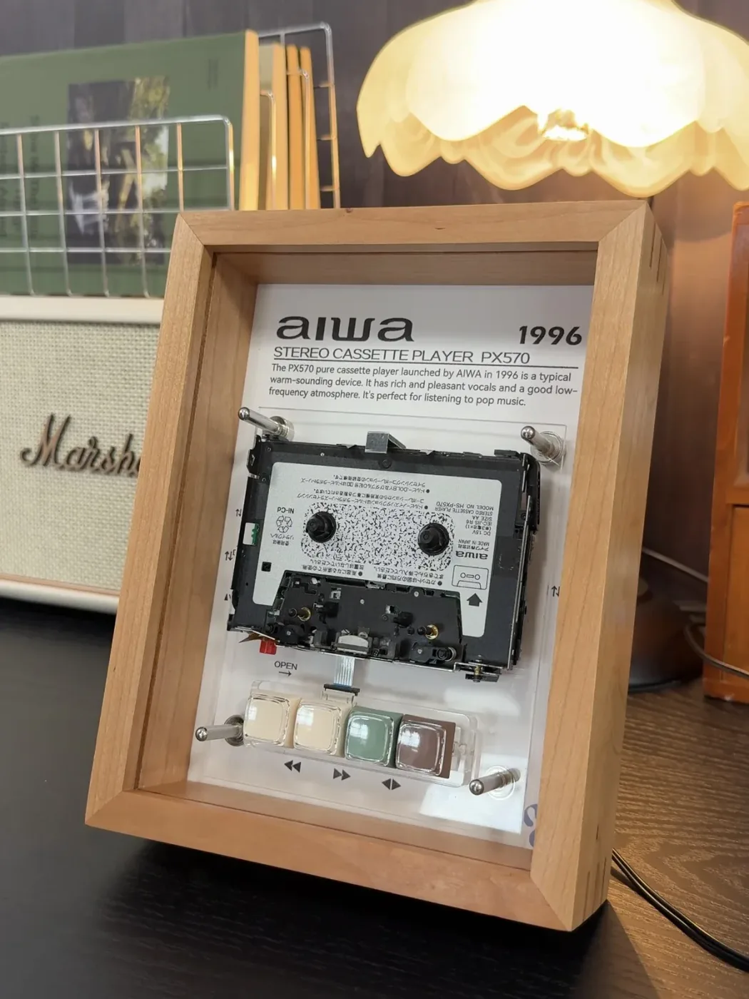 Vintage Cassette Player Display Frame · PX570